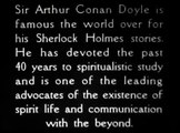1927 Interview Sir Arthur Conan Doyle - Creator of Sherlock Holmes