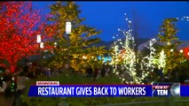 Indiana Restaurant Stays Open on Christmas to Help Employees
