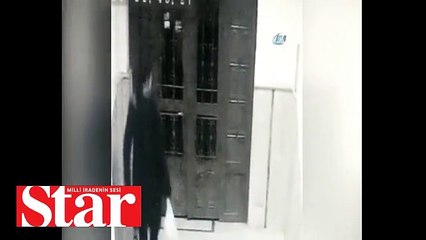 Arkadaşının eşine satırla böyle saldırı