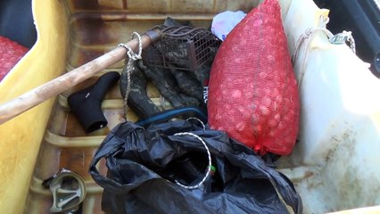 Kıyıda ekipler, denizde kaçak midye avcıları... Polis ve zabıta ekiplerini gören avcılar denize kaçtı