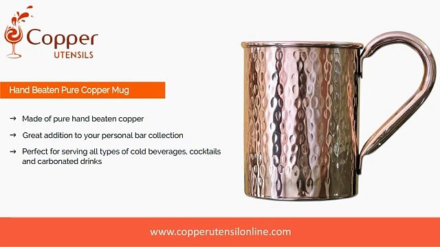 Copper Moscow Mule Mugs - Copper Wine- Beer Mugs