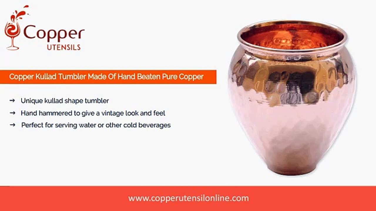 Health Benefits of Water in Copper Containers