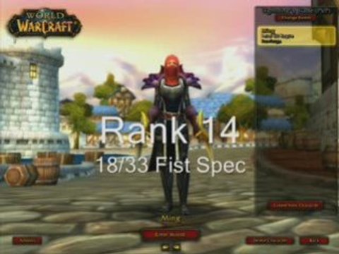 World of Warcraft - WoW Movie - Rogue PvP - Fist Spec Rank 1
