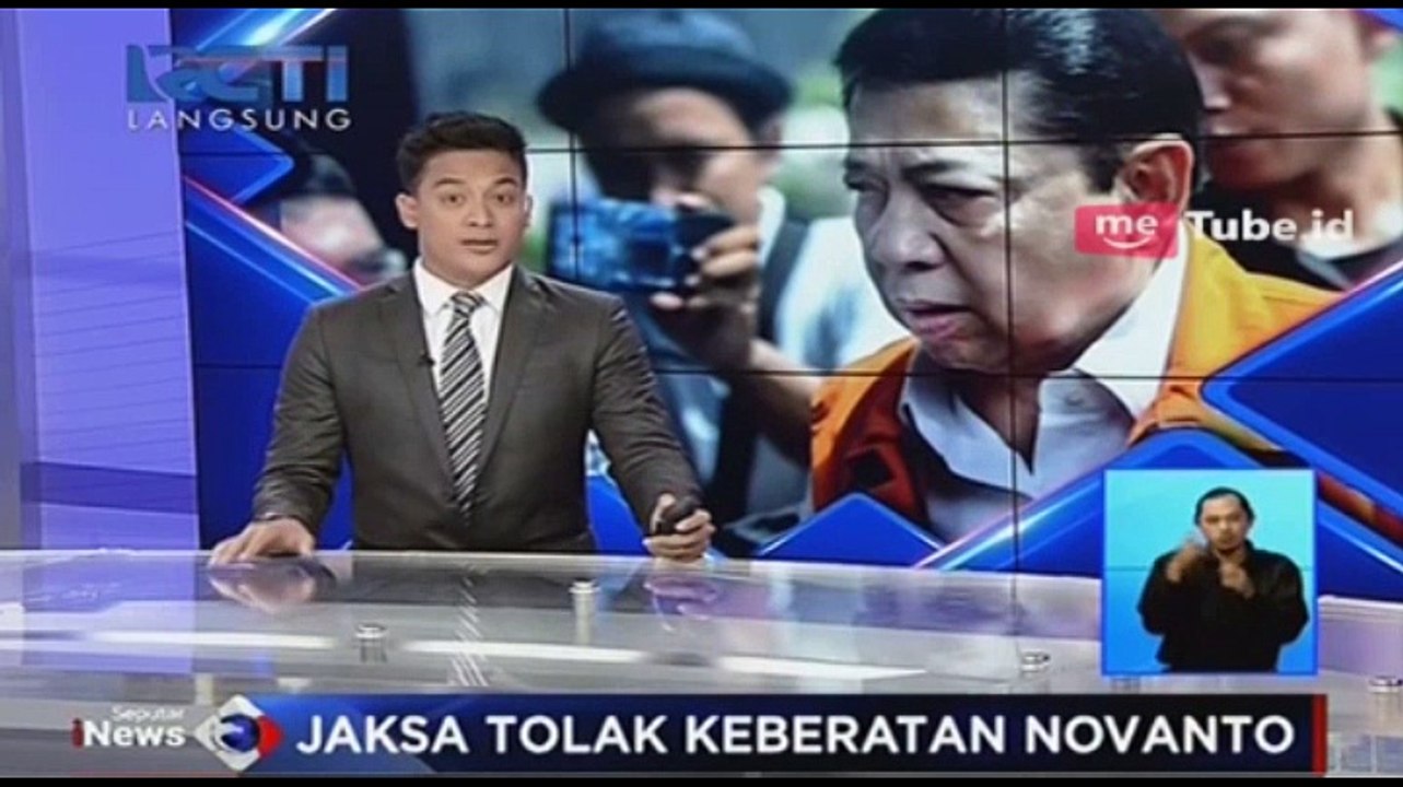 Jaksa Tolak Keberatan Setya Novanto