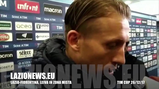 LAZIO-FIORENTINA, LEIVA IN ZONA MISTA