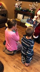 Elf on the Shelf and Santa