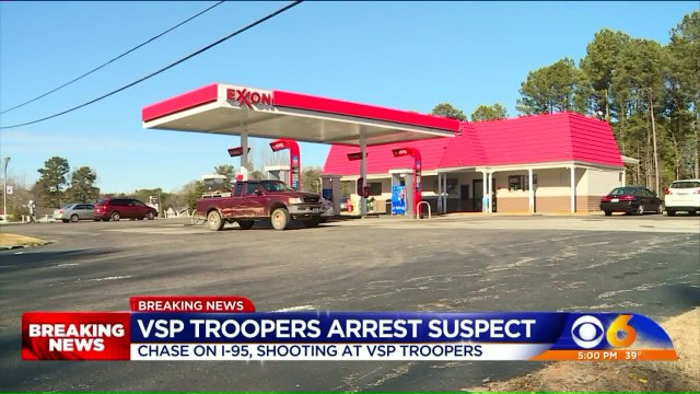 Man Shot in Shootout with Virginia Police After High Speed Chase Exceeding 120mph