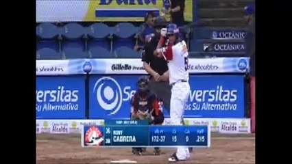 ¡Destacado! Diego Ricol Freyre: Rony cabrera y su primer hit en la LVBP