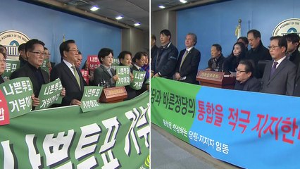국민의당 통합 투표 D-1...찬반 여론전 격화 / YTN