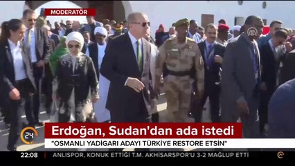 Cumhurbaşkanı Erdoğan, Sudan'dan ada istedi
