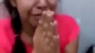 A Girl Started Crying and Begging after Stealing the Gold