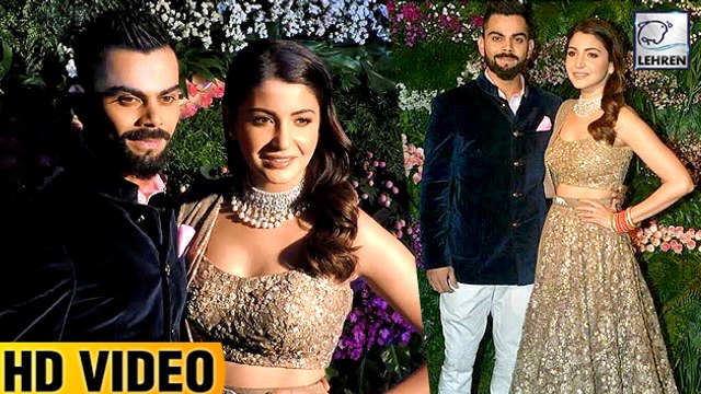 Anushka Sharma & Virat Kohli's GRAND ENTRY At Mumbai Reception