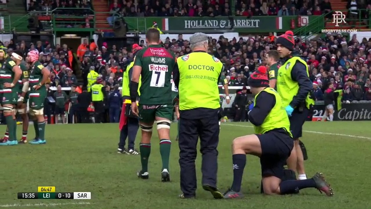 Leicester Tigers v Saracens - 1st Half - Aviva Premiership 2018 - RD 11