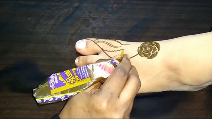 Henna Design for feet | Mehndi Design for feet | Tutorial video | DIY | Learn how to apply Mehendi Design