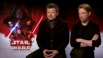 Star Wars: The Last Jedi - Exclusive Interview With Andy Serkis & Domhnall Gleeson