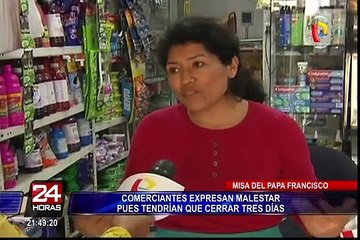 Vecinos de la base Las Palmas se preparan para llegada del Papa