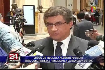 Congresistas Glave y Huilca denuncian irregularidades en proceso de indulto a Fujimori