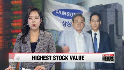 Samsung chief Lee Kun-hee's stocks up US$3.7 bil. after rally