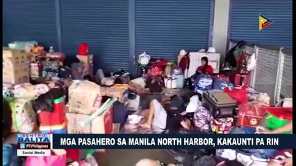 Mga pasahero sa Manila North Harbor, kakaunti pa rin