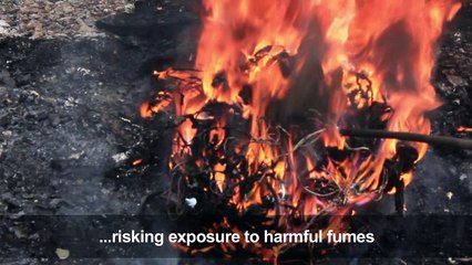 Turning e-waste into art at Ghana's toxic dump