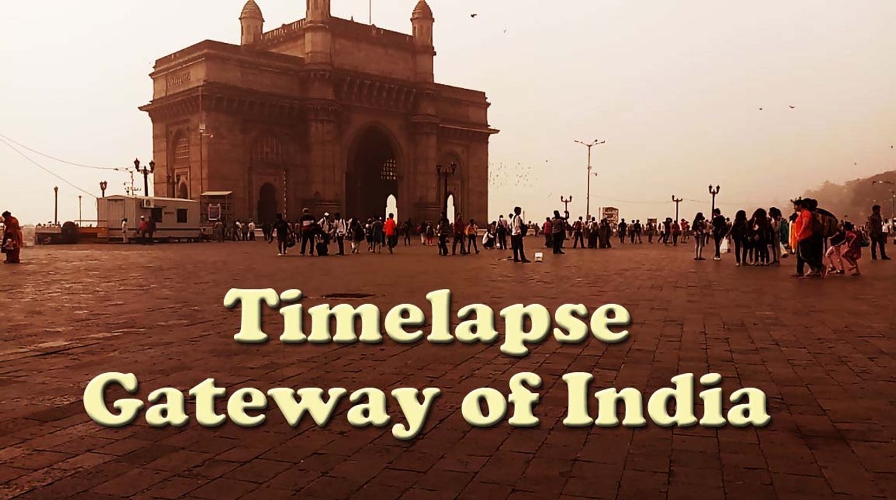 Timelapse | Gateway of India | Mumbai | Mumbai Darshan | Picnic Spot Mumbai | People at Gateway of India
