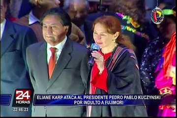 Eliane Karp arremete contra PPK por indulto a Fujimori