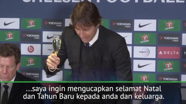 Jika Kami Menang Atas Stoke, Kita Bisa Melakukannya Lagi - Conte Ajak Bersulang Para Jurnalis