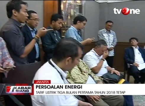 Tarif Listrik dan BBM di Tiga Bulan Pertama Tahun 2018 Tetap