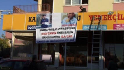 İyilik yaptı afişleri asıldı