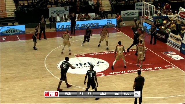 Pro B - J11 : Vichy-Clermont vs Blois