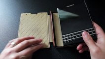 Hands-on with the Stilgut Leather Flip case for BlackBerry Passport