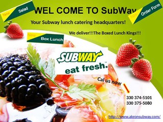 Subway Catering Akron