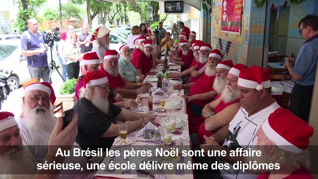 Mission accomplie, les Pères-Noël de Rio taillent leur barbe