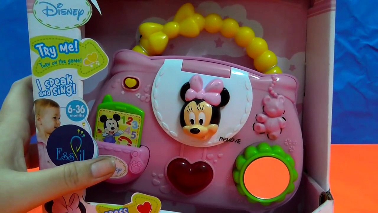 Baby Minnies Bag And Kids Activity center Learn Numbers ABCD Musical toy बच्चों के लिए खिलौने