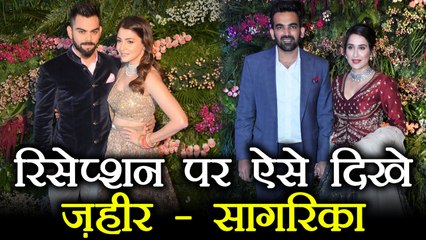 Virat - Anushka Mumbai Reception: Zaheer Khan attends party with wife Sagarika | वनइंडिया हिंदी