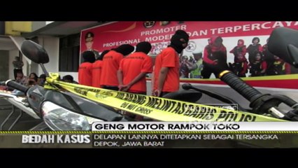 19 Anggota Geng Motor Penjarahan Toko di Depok dipulangkan Polisi