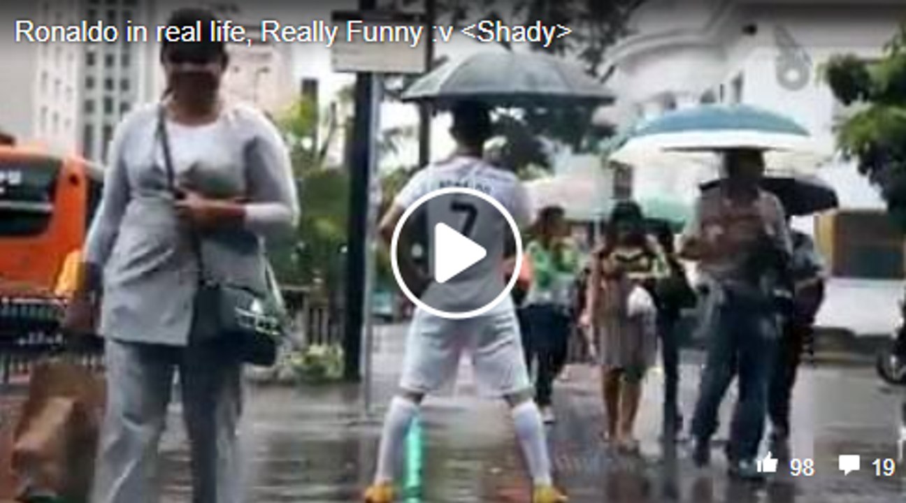 Ronaldo in real life, Really Funny
