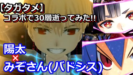 【タガタメ】無課金上級者が「メビウス30層」を[バドシスブログ]みぞさんと逝ってみた!!