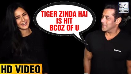 Salman Khan Showers Love For Katrina Kaif | Tiger Zinda Hai