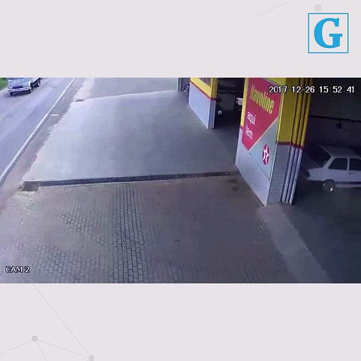Vídeo mostra momento de acidente em Iuna