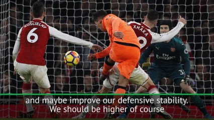 Download Video: Arsenal should be higher in the table, we must correct that - Wenger