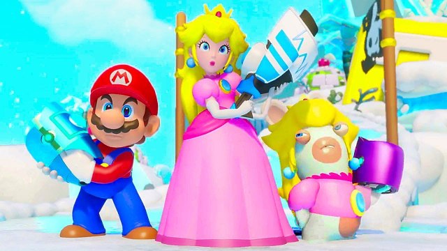 MARIO + THE LAPINS CRÉTINS Kingdom Battle GAMEPLAY : Le Fantôme de l'Opébwaaah !