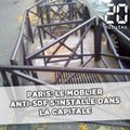 Paris: Le mobilier anti-sdf s'installe dans la capitale
