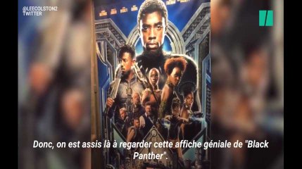 "C'est ce que les blancs ressentent à chaque fois?"  L'affiche de "Black Panther" fait beaucoup de bien aux Afro-Américains
