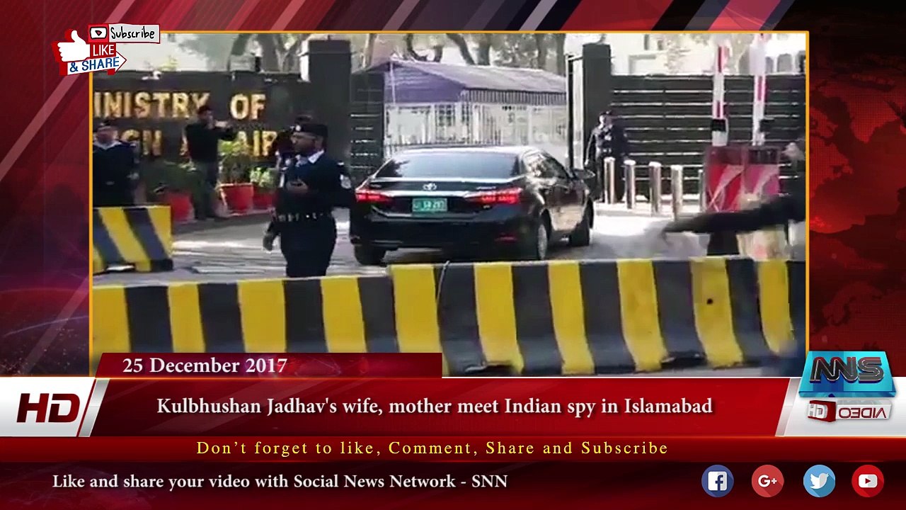 Kulbhushan Jadhav's wife, mother meet Indian spy in Islamabad