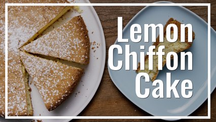 Lemon Chiffon Cake Recipe