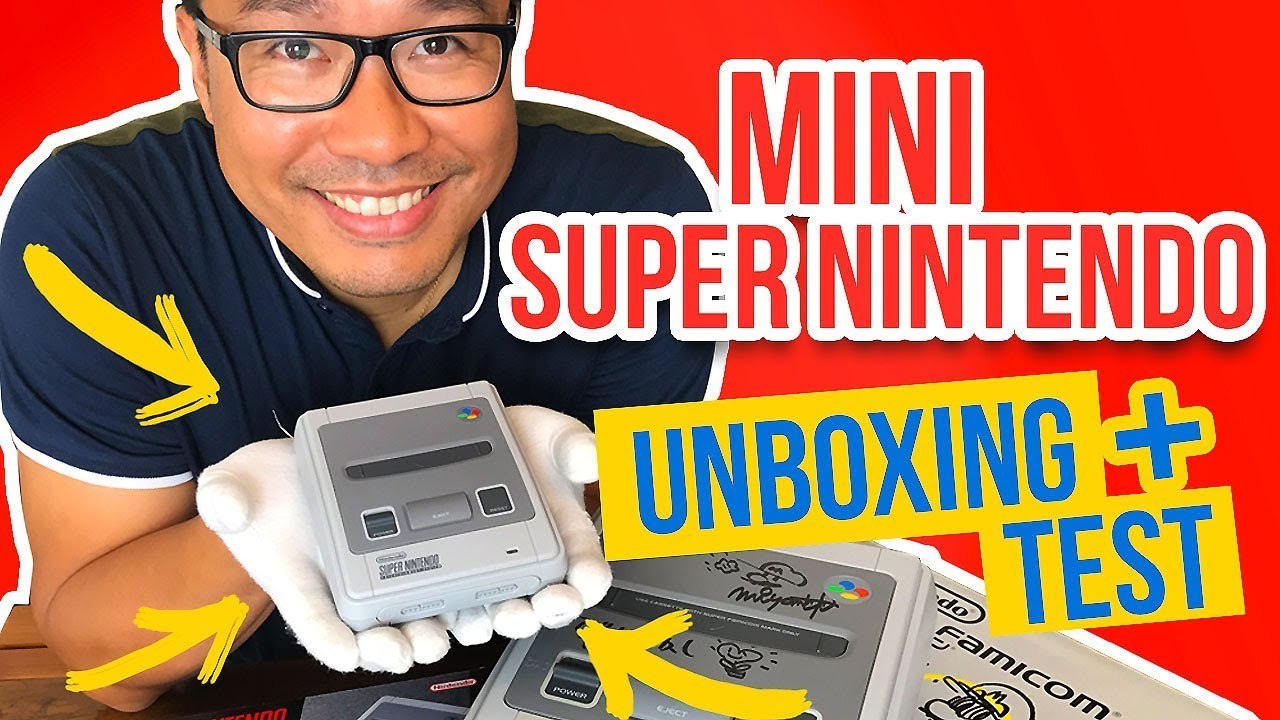 SUPER NINTENDO Classic Mini : Unboxing + Test de la Console !