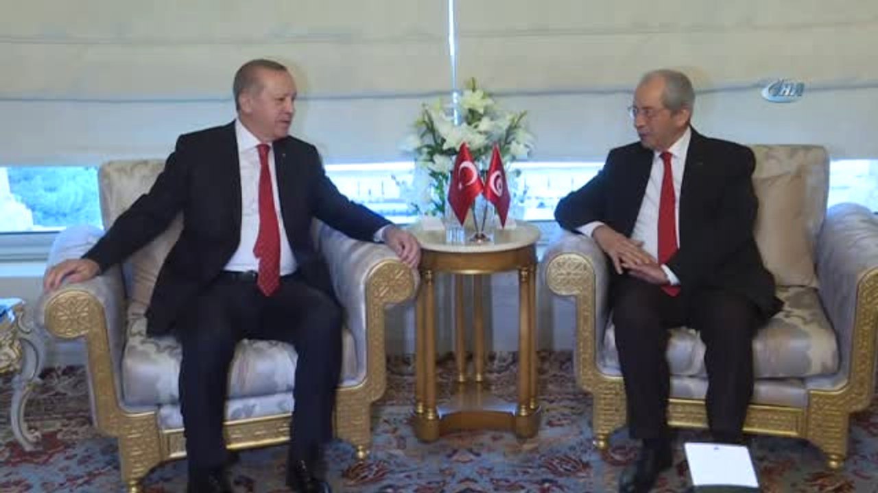 Cumhurbaşkanı Erdoğan, Tunus Meclis Başkanı Ennasır ile Görüştü