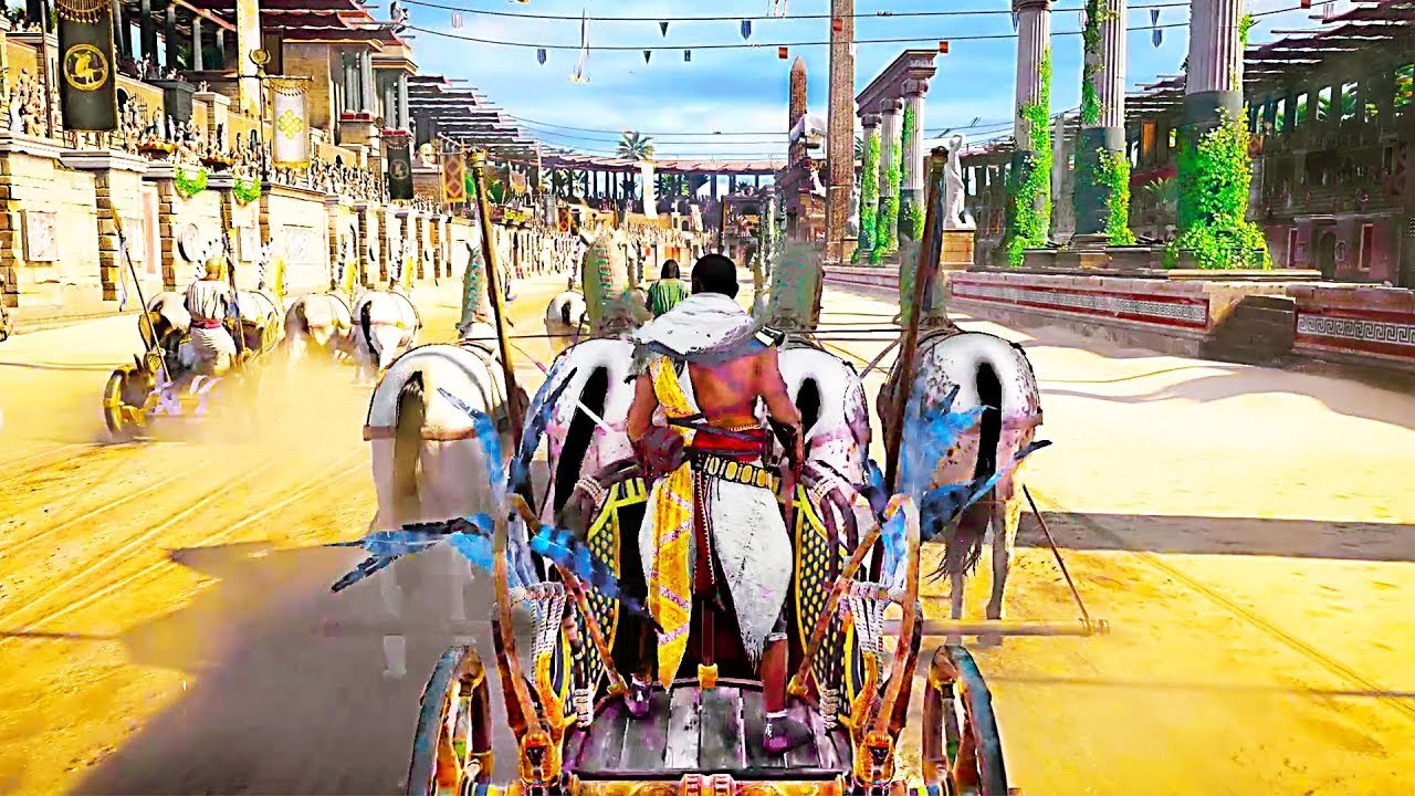 ASSASSIN'S CREED ORIGINS "Mode Hippodrome" GAMEPLAY