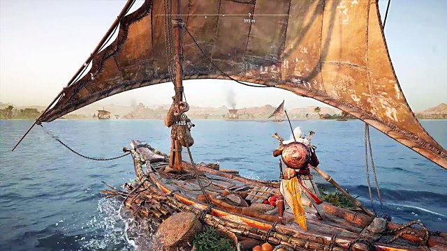 ASSASSIN'S CREED ORIGINS : Visite de la Ville + balade en bateau - Notre Gameplay à la cool